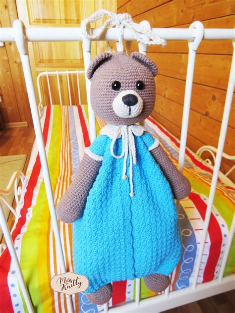 Pyjama Case Teddy Pattern Pattern Pajama Bag Crochet Etsy