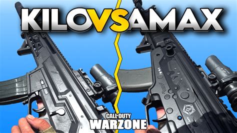 Kilo Vs AMAX Comparison The Best AR In Warzone Damage Recoil