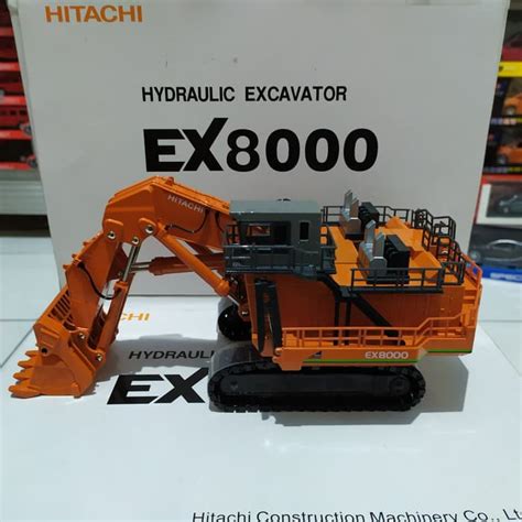 Jual Alat Berat Diecast Excavator Hitachi Ex8000 Front Shovel Shopee