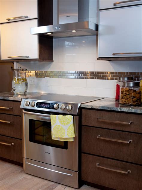 Stainless Steel Kitchen Backsplashes Hgtv