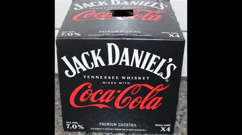 Jack Daniels Tennessee Whiskey Mixed With Coca Cola Review YouTube