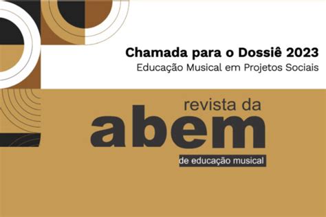 Revista da ABEM Chamada para o Dossiê 2023 ABEM