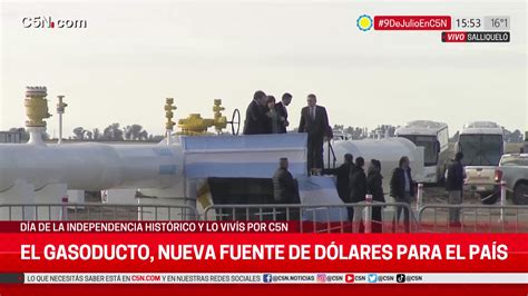 C N On Twitter Se Inaugur El Gasoducto N Stor Kirchner A Partir De