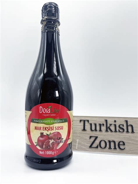 Turkish Pomegranate Sour Sauce Nar Eksisi Sosu 1000gr Turkishzone