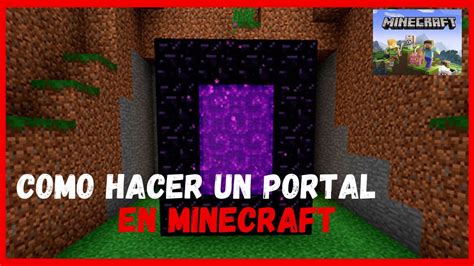 Como Hacer Portales En Minecraft En Modo Creativo Como Hacer Portal