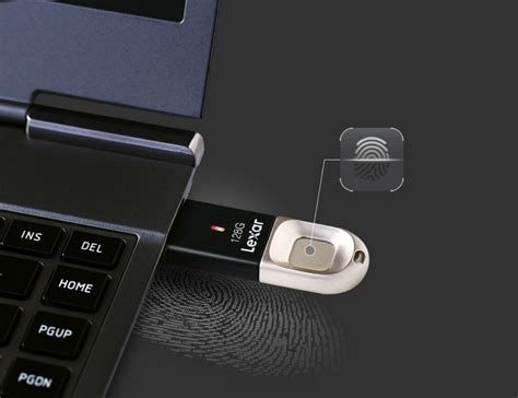 Lexar Jumpdrive Fingerprint Flash Drive Gadget Flow