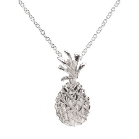 Sterling Silver Pineapple Pendant Necklace 18 Walmartca