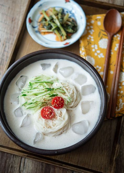 Easy Minute Kongguksu Cold Soy Milk Noodle Soup Beyond Kimchee