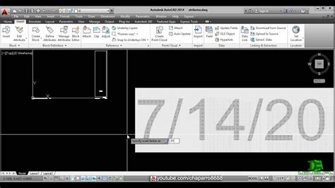 Autocad Atributos En Cuadro De Datos Cajetin Youtube