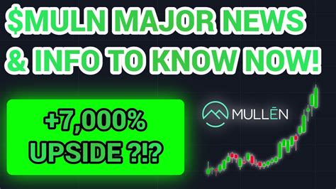 MULN BIG SHORT SQUEEZE UPDATE ANALYST INSANE PREDICTION ON MULLEN