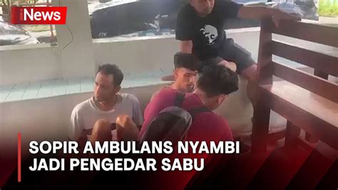 Nyambi Jadi Pengedar Sabu Sopir Ambulans Ditangkap Di Padang 15 Paket