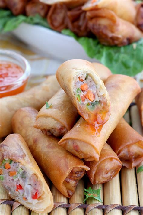 Lumpiang Shanghai Filipino Spring Rolls