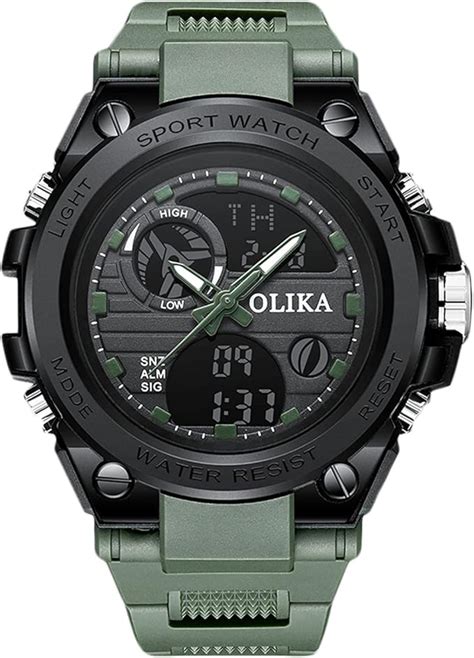 Rorios Montre Num Rique Pour Homme Montres Militaire De Sport Montres