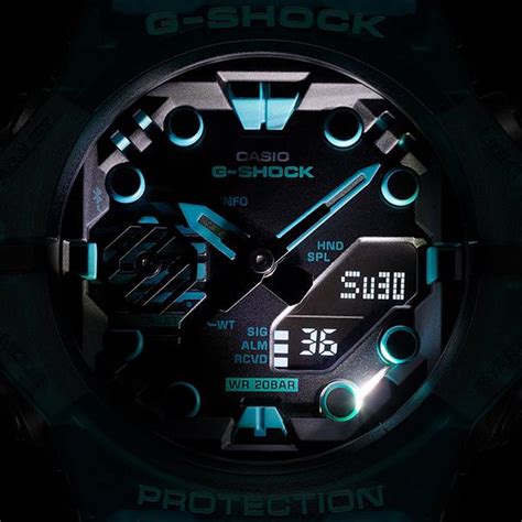 G SHOCK GA B001G 2AJF 腕時計 メンズ スマホ連動 アナデジ デジアナ ブルー スケルトン Gショック ジーショック