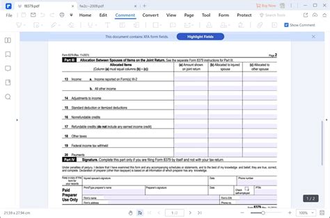 Irs Form 8379 Fill It Right