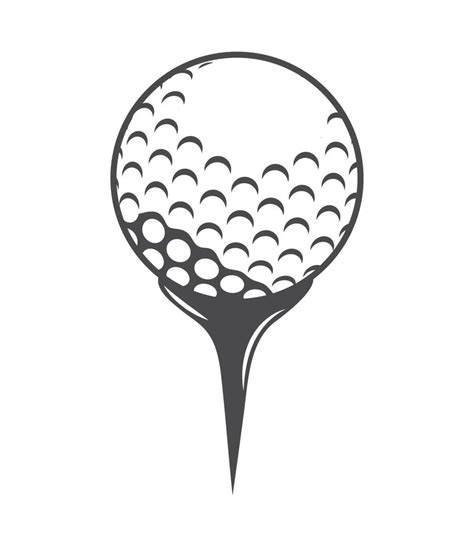 Golf Ball Vector Free