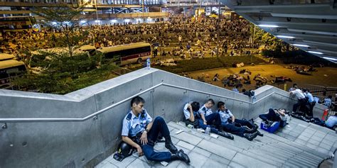 Hong Kong Umbrella Revolution Protest Pictures Show The Aftermath Of