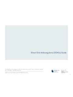 Direct Oral Anticoagulants Doacs Guide Direct Oral Anticoagulants