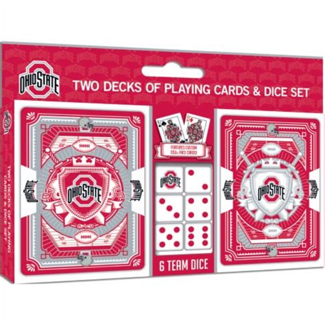 Masterpieces Ohio State Buckeyes Playing Cards And Dice Set 2 Pc Kroger