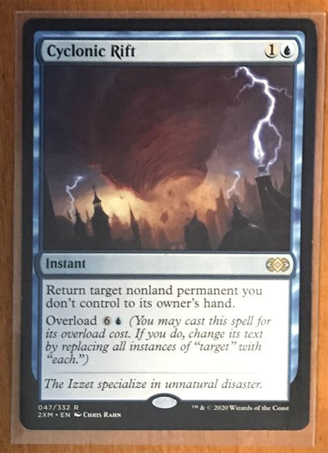 MTG Cyclonic Rift Double Masters LP Values MAVIN