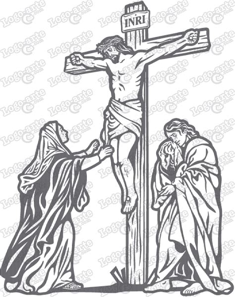 Imagen Vectorial De La Decimosegunda Estaci N Del Via Crucis Actual