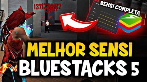 MELHOR SENSI BLUESTACKS 5 EMULADOR FREE FIRE X86 YouTube