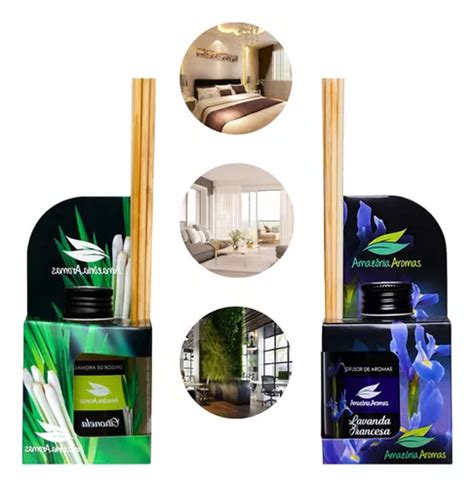 Kit 2 Aromatizador De Ambiente Vareta 270 Ml Aromas Lavanda MercadoLivre