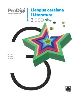 Quadern ProDigi Llengua Catalana I Literatura 3 ESO Editorial Teide