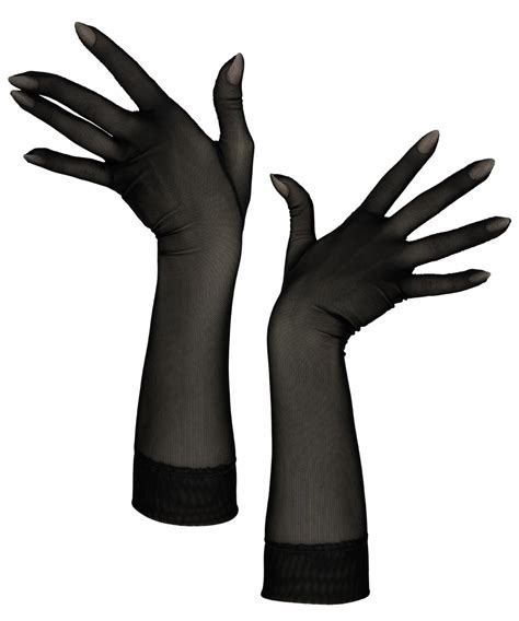 Black Short Gloves Milkshaken Dark Avant Garde Slow Fashion