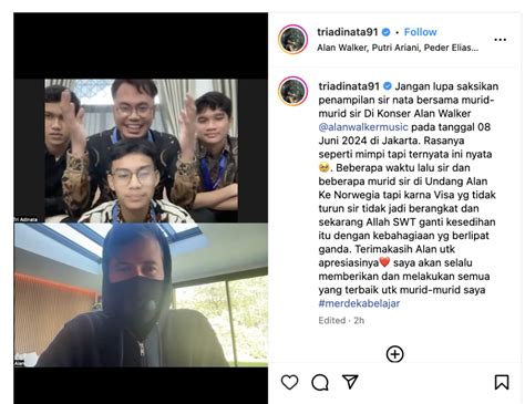 Alan Walker Ajak Guru Dan Pelajar Medan Tampil Di Konsernya