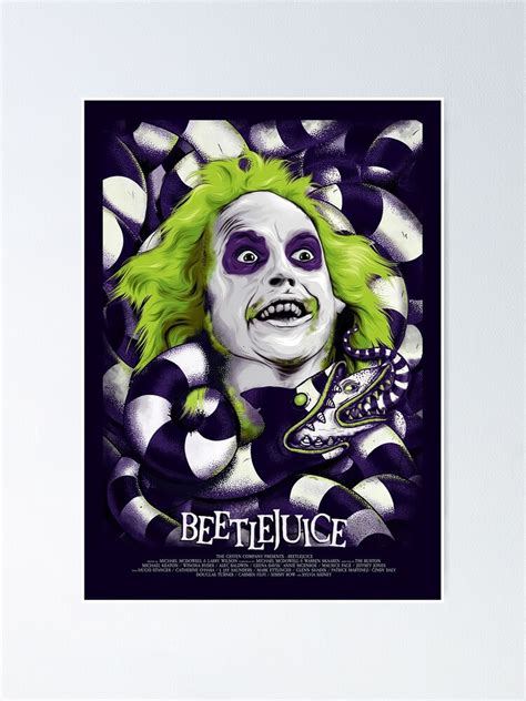 Beetlejuice Poster Poster For Sale By Pennyhowel Redbubble