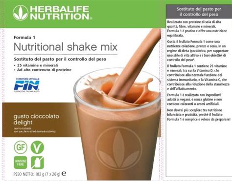 Formula 1 Bustine Herbalife Sostitutivo Pasto