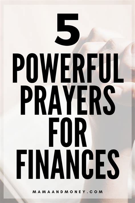 5 powerful breakthrough prayers for finances – Artofit