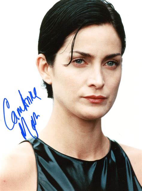 Carrie Anne Moss Matrix Hair