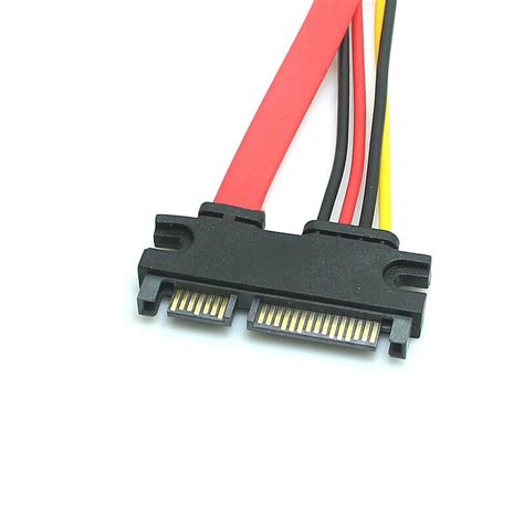 Sata 22 Pin Male To Female Sata Extension Cable Sata 3 22pin Data Power Ca En Ebay