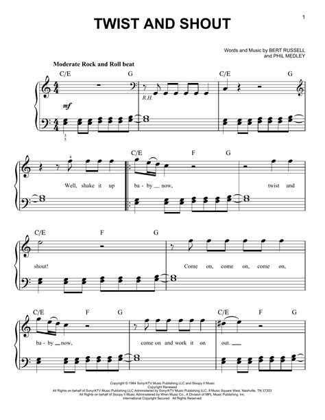 Twist And Shout | Sheet Music Direct