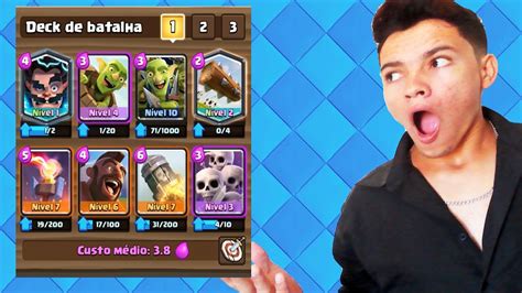 Sem Duvidas O Melhor Deck Para Subir Trof U No Clash Royale Youtube