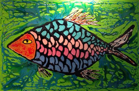 Funky fish | Fish art, Art, Fish