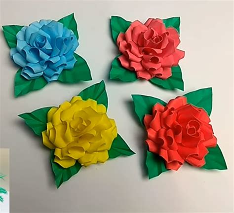 How To Make Rose How To Make Paper Flowers Paper Flowers Diy Paper