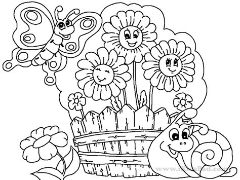 Garden Drawing For Kids at GetDrawings | Free download