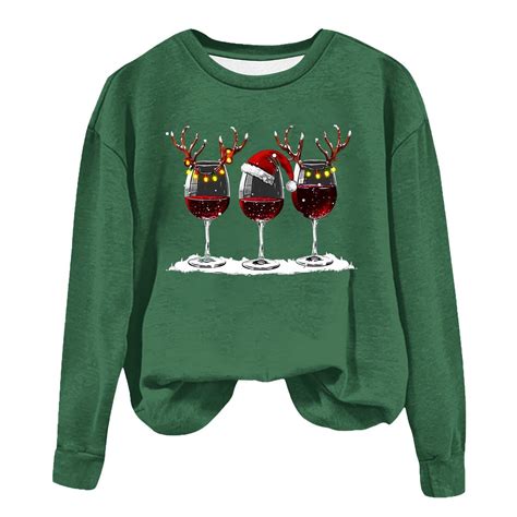 Aimik George Women Christmas Meowy Catmas Sweatshirt Cute Xmas Cats