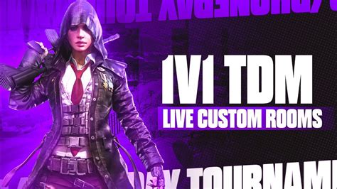 1vs 1 Custom Room 1vs1 Tdm Live With Vedas Bgmi Custom Live With