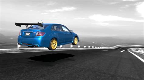 Blue Sedan Illustration Car Rally Cars Subaru Impreza Blue Cars HD