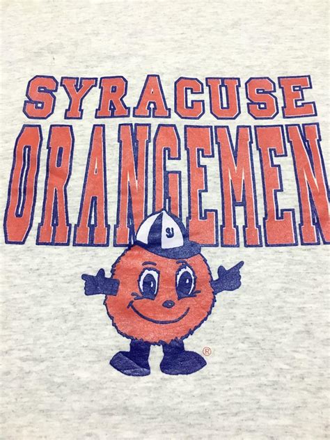 Vintage syracuse orangemen mascot, Men's Fashion, Tops & Sets, Tshirts & Polo Shirts on Carousell