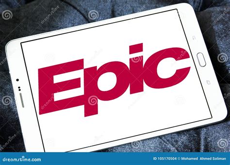 Epic Systems company logo editorial stock image. Image of signs - 105170504