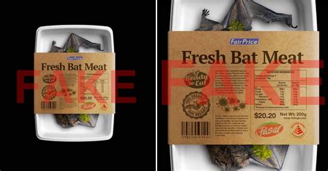 FairPrice clarifies it doesn't sell bat meat after doctored images ...