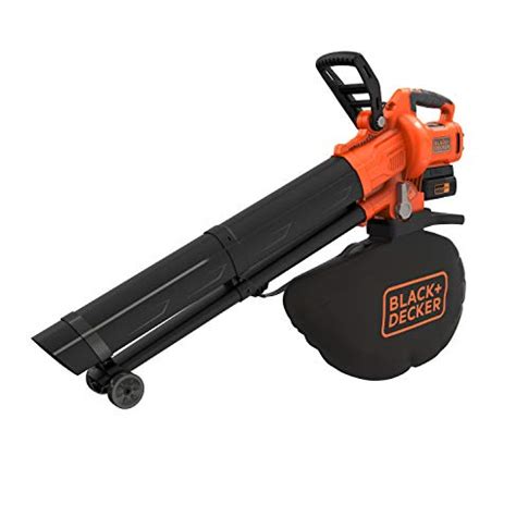 Black Decker Akku Laubsauger Laubbläser mit Häcksler BCBLV3625L1 45l