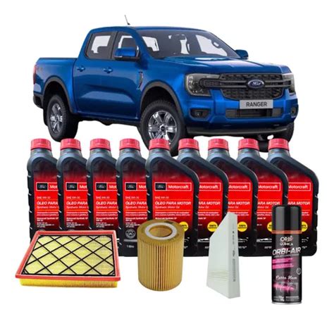 Kit Troca De Leo E Filtros Ford Ranger