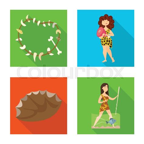 Vector Illustration Of Evolution And Stock Vector Colourbox