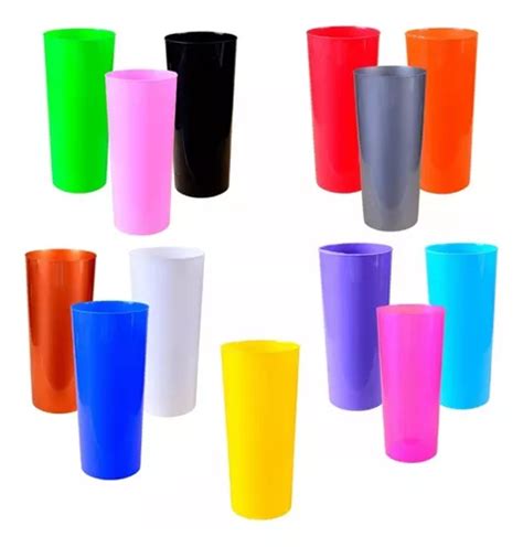 Vaso Trago Largo Plástico X 20 Unidades